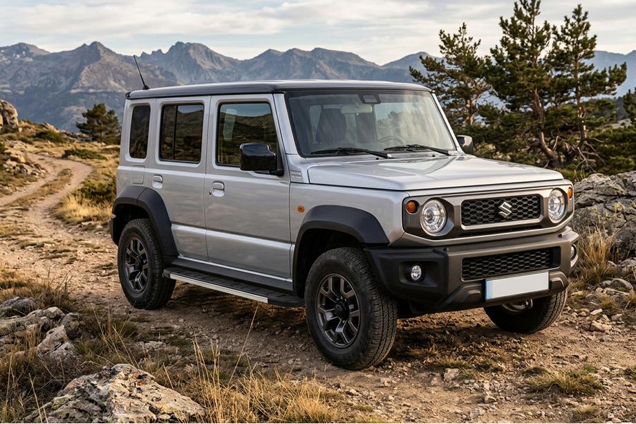 Suzuki Jimny 2018- Marchepieds Latéraux Duru (2 pcs, Aluminium) Image