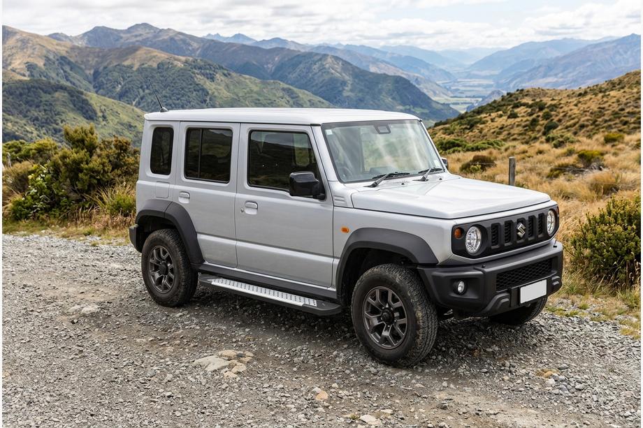 Suzuki Jimny 2018- Marchepieds latéraux Allmond Grey (2 pcs, aluminium) Image
