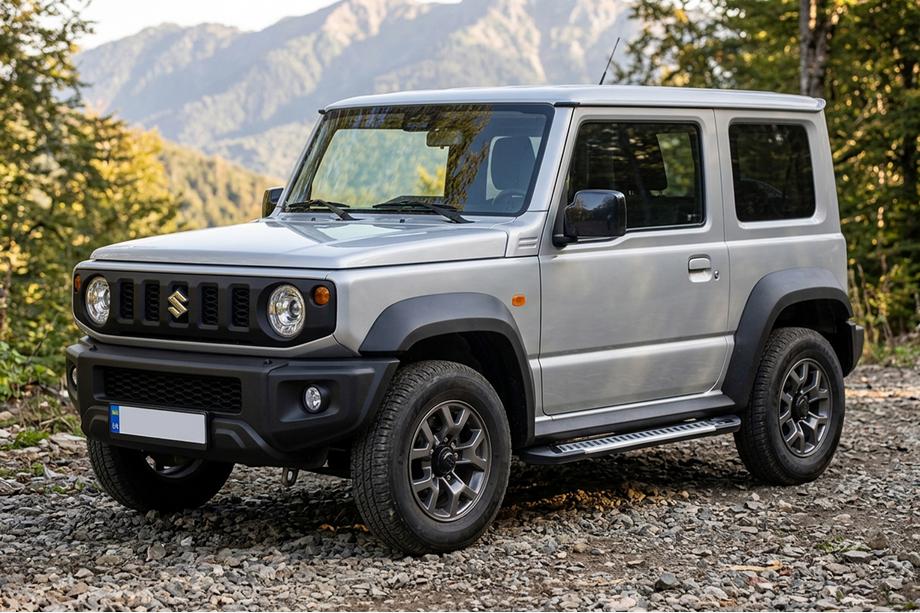 Suzuki Jimny 2018- Marchepieds Latéraux Line (2 pcs, Aluminium) Image