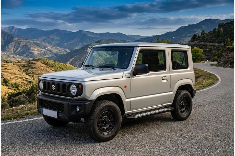 Suzuki Jimny 2018- Marchepieds Latéraux Vision New Grey (2 pcs, Aluminium) Image