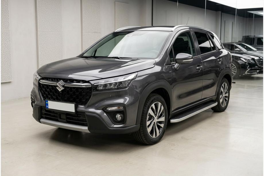 Suzuki SX4 S-Cross 2021- Marchepieds Latéraux Tayga Grey (2 pcs, Aluminium) Image