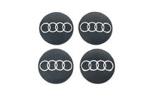 Audi Autocollants pour cabochons de jante 65mm (4pcs) photo 2
