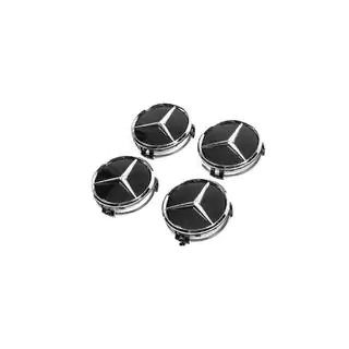 Cache-moyeux 70/75 mm avec anneau (4 pcs, noir) photo 3