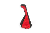 Soufflet de levier de vitesse universel avec pommeau (rouge, cuir) photo 4