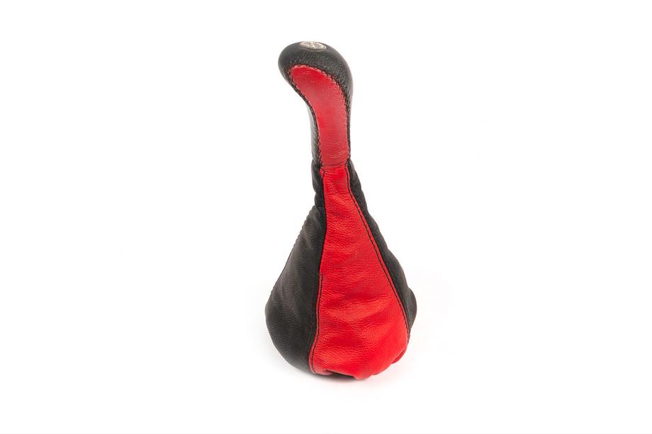 VAZ 2108-2109 1984-2011 Soufflet de levier de vitesse avec pommeau (rouge, cuir) Image