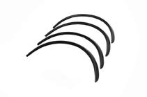 Audi A4 B6 2000-2004 Extensions d'ailes (4 pcs, noires, plastique ABS) photo 5