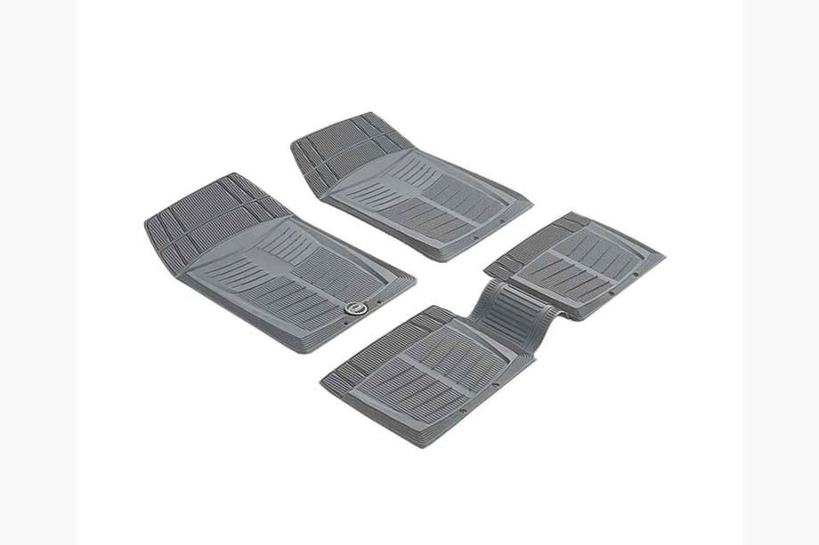 Tapis de sol en caoutchouc universels (4 pcs, PUFI SMART, gris) Image