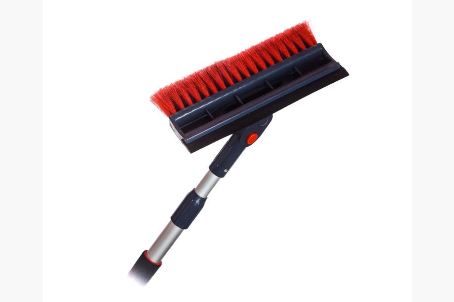 Hiver sport automobile Brosse à neige avec grattoir à glace et raclette sur manche télescopique avec support SAPFIRE CA-85 Photo 1