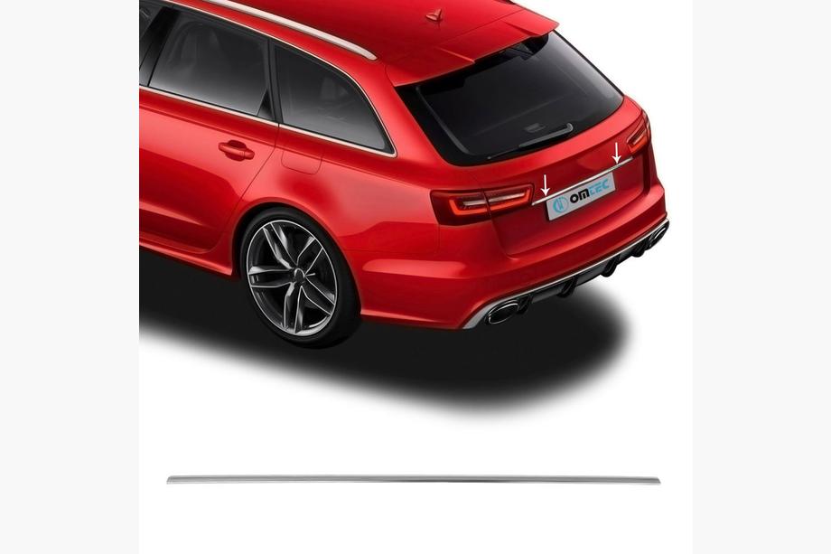 Audi A4 B7 2004-2008 Baguette Arrière Inox Image