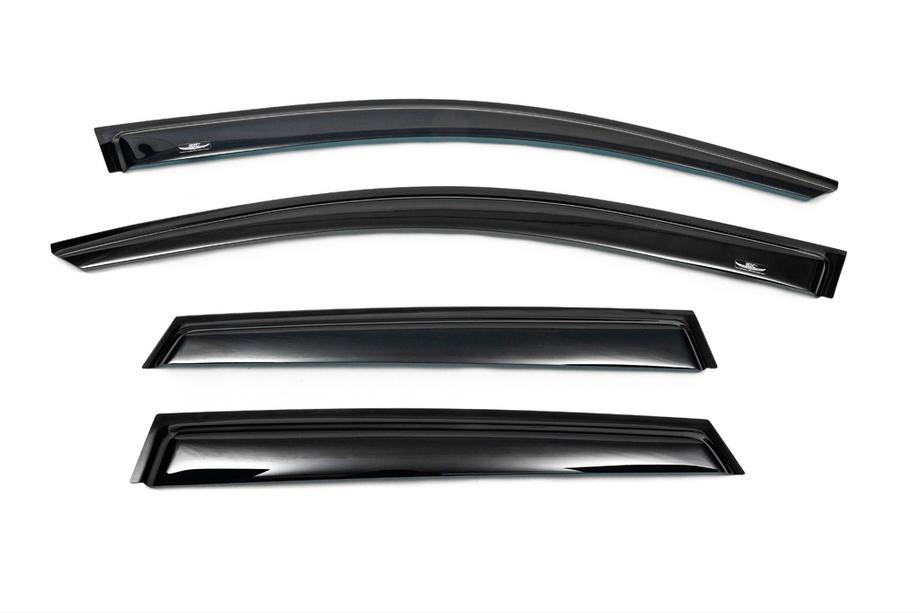 Audi A4 B8 2007-2015 Déflecteurs d’air de vitres (Avant, 4 pcs, HIC) Image