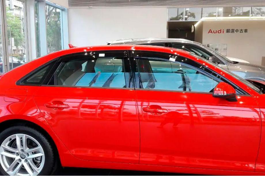 Audi A4 B9 2015-2024 Déflecteurs de vent de vitres Sedan (4 pcs, HIC) Image