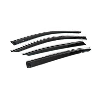 Déflecteurs de Vitres SD avec Moulure Chromée pour USA (4 pcs, HIC) photo 3