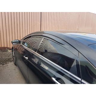 Déflecteurs de Vitres (4 pcs, Sunplex Sport) Hyundai Sonata YF 2010-2014 photo 1