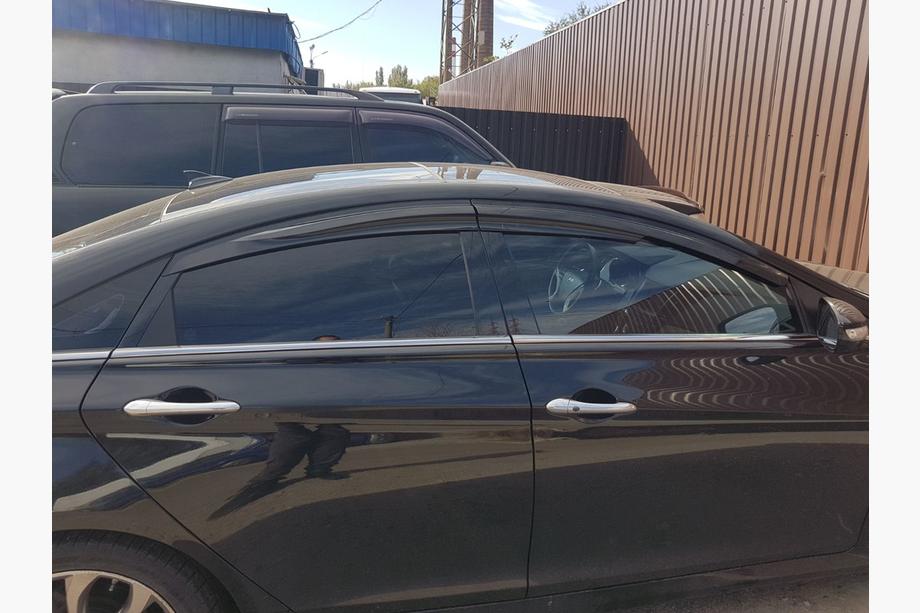 Hyundai Sonata YF 2010-2014 Déflecteurs de Vitres (4 pcs, Sunplex Sport) Photo 2