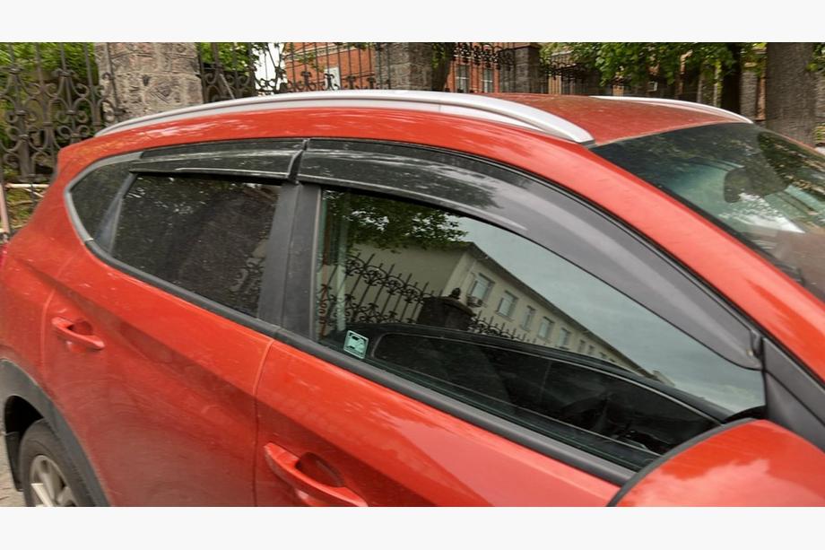 Hyundai Tucson TL 2016-2021 Déflecteurs de Vitres (4 pcs, Sunplex Sport) Photo 2