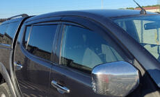 Mitsubishi L200 2006-2015 Déflecteurs de Vitres (4 pcs, Sunplex Sport) photo 2