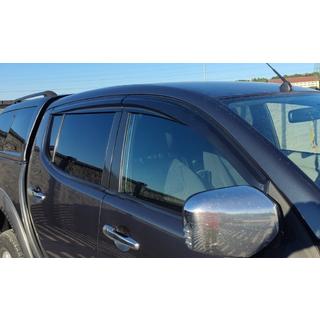 Déflecteurs de Vitres (4 pcs, Sunplex Sport) Mitsubishi L200 2006-2015 photo 2