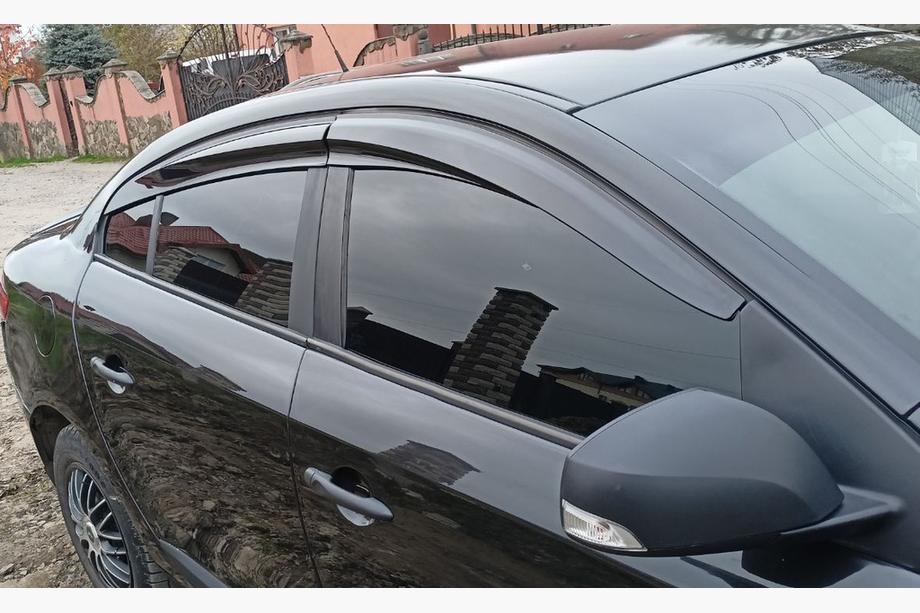 Renault Fluence 2009-2016 Déflecteurs de Vitres (4 pcs, Sunplex Sport) Image