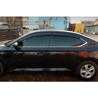 Déflecteurs de Vitres SD (4 pcs, Sunplex Sport) Skoda Superb 2015-2024 photo 4