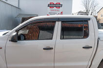Volkswagen Amarok 2010-2022 Déflecteurs de Vitres (4 pcs, Sunplex Sport) photo 2