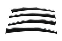 Chevrolet Cruze 2009–2015 Déflecteurs de Vitres avec Moulure Chromée (4 pcs, Sunplex Chrome) photo 5