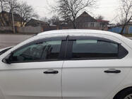 Peugeot 301 2012- Déflecteurs de Vitres avec Moulure Chromée (4 pcs, Sunplex Chrome) photo 1