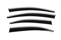 Peugeot 301 2012- Déflecteurs de Vitres avec Moulure Chromée (4 pcs, Sunplex Chrome) photo 9