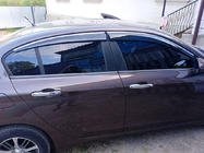 Fiat Tipo 2016- Déflecteurs de Vitres avec Moulure Chromée (4 pcs, Sunplex Chrome) photo 2