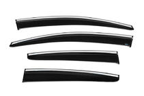 Ford Focus III 2011-2017 Déflecteurs de Vitres avec Moulure Chromée HB/Sedan (4 pcs, Sunplex Chrome) photo 4