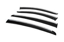 Ford Focus IV 2018- Déflecteurs de Vitres avec Moulure Chromée HB/SD (4 pcs, Sunplex Chrome) photo 3