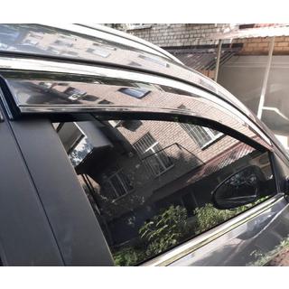 Déflecteurs de Vitres avec Moulure Chromée (4 pcs, Sunplex Chrome) photo 3