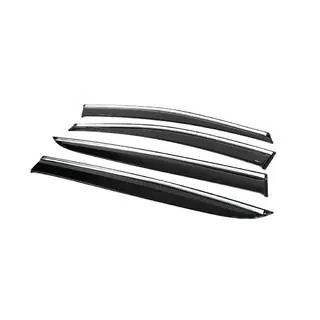 Déflecteurs de Vitres avec Moulure Chromée (4 pcs, Sunplex Chrome) photo 3