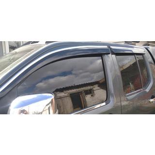 Déflecteurs de Vitres avec Moulure Chromée (4 pcs, Sunplex Chrome) photo 2