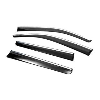 Déflecteurs de Vitres avec Moulure Chromée (4 pcs, Sunplex Chrome) photo 4