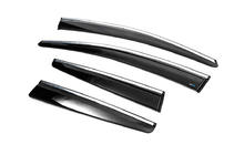 Opel Astra J 2009-2015 Déflecteurs de vitres chromés avec bande HB/SD (4 pcs, Sunplex Chrome) photo 6