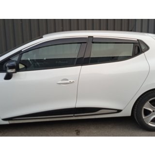 Déflecteurs de Vitres avec Moulure Chromée (4 pcs, Sunplex Chrome) Renault Clio V 2019- photo 2