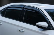 Skoda Superb 2015-2024 Déflecteurs de Vitres avec Moulure Chromée SD (4 pcs, Sunplex Chrome) photo 1