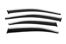 Skoda Superb 2015-2024 Déflecteurs de Vitres avec Moulure Chromée SD (4 pcs, Sunplex Chrome) photo 3