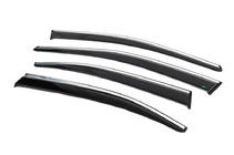 Skoda Superb 2015-2024 Déflecteurs de Vitres avec Moulure Chromée SD (4 pcs, Sunplex Chrome) photo 2