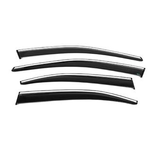 Déflecteurs de Vitres avec Moulure Chromée SD (4 pcs, Sunplex Chrome) Skoda Superb 2015-2024 photo 3