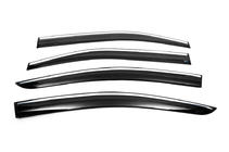 Toyota Corolla 2019- Déflecteurs de Vitres avec Moulure Chromée (4 pcs, Sunplex Chrome) photo 6