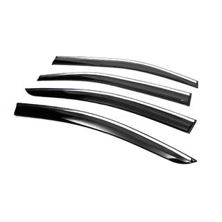 Déflecteurs de Vitres avec Moulure Chromée (4 pcs, Sunplex Chrome) Toyota Corolla 2019- photo 2