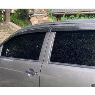 Déflecteurs de Vitres avec Moulure Chromée (4 pcs, Sunplex Chrome) Toyota Hilux 2006-2015 photo 3