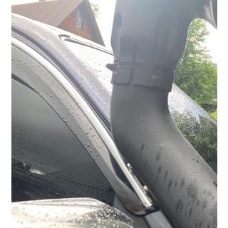 Déflecteurs de Vitres avec Moulure Chromée (4 pcs, Sunplex Chrome) Toyota Hilux 2006-2015 photo 4