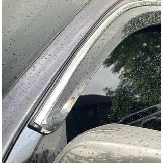 Déflecteurs de Vitres avec Moulure Chromée (4 pcs, Sunplex Chrome)