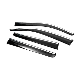 Déflecteurs de Vitres avec Moulure Chromée (4 pcs, Sunplex Chrome) photo 2