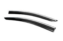 Volkswagen Caddy 2020- Déflecteurs de vitres avec baguette chromée (2 pcs., Sunplex Chrome) photo 4
