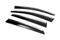 Volkswagen Golf 6 2008-2014 Déflecteurs de Vitres avec Moulure Chromée HB (4 pcs, Sunplex Chrome) photo 17