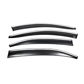 Déflecteurs de Vitres avec Moulure Chromée (4 pcs, Sunplex Chrome) photo 3