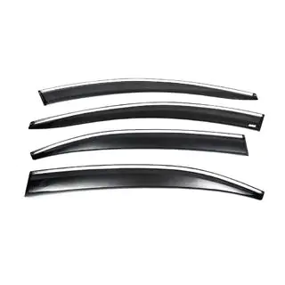 Déflecteurs de Vitres avec Moulure Chromée (4 pcs, Sunplex Chrome) photo 3
